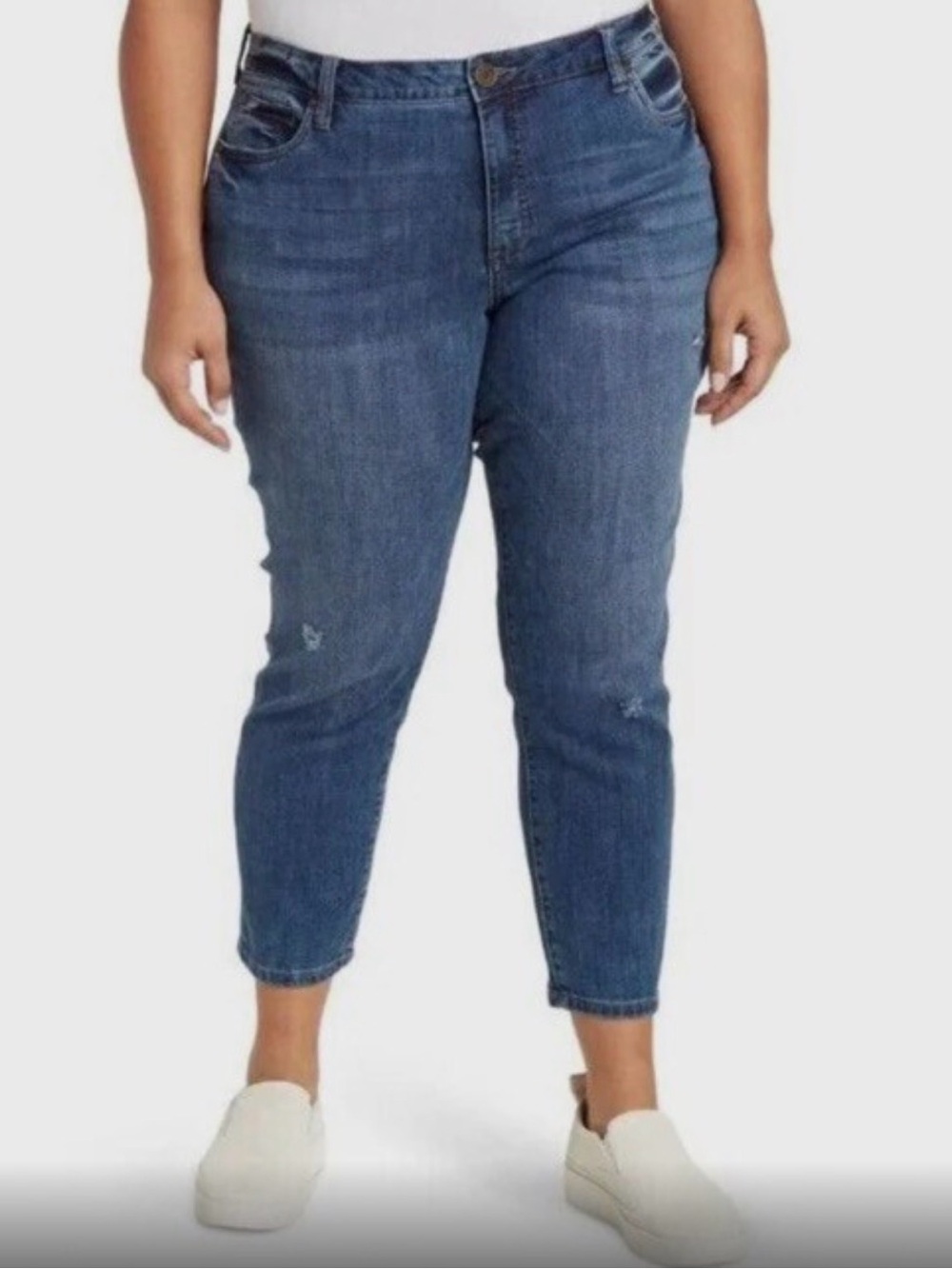 Kut from the Kloth Katy Ankle Straight Leg Jeans